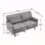Canapé-causeuse, causeuse moderne Mid-Century, canapé-lit 2 places pour le salon, petit canapé avec USB et housse de coussin amovible, canapé confortable pour la chambre à coucher, appartement-118043573