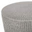 Élégante table de bout en béton légère pour chaise, côté piscine et moderne avec matériau Home