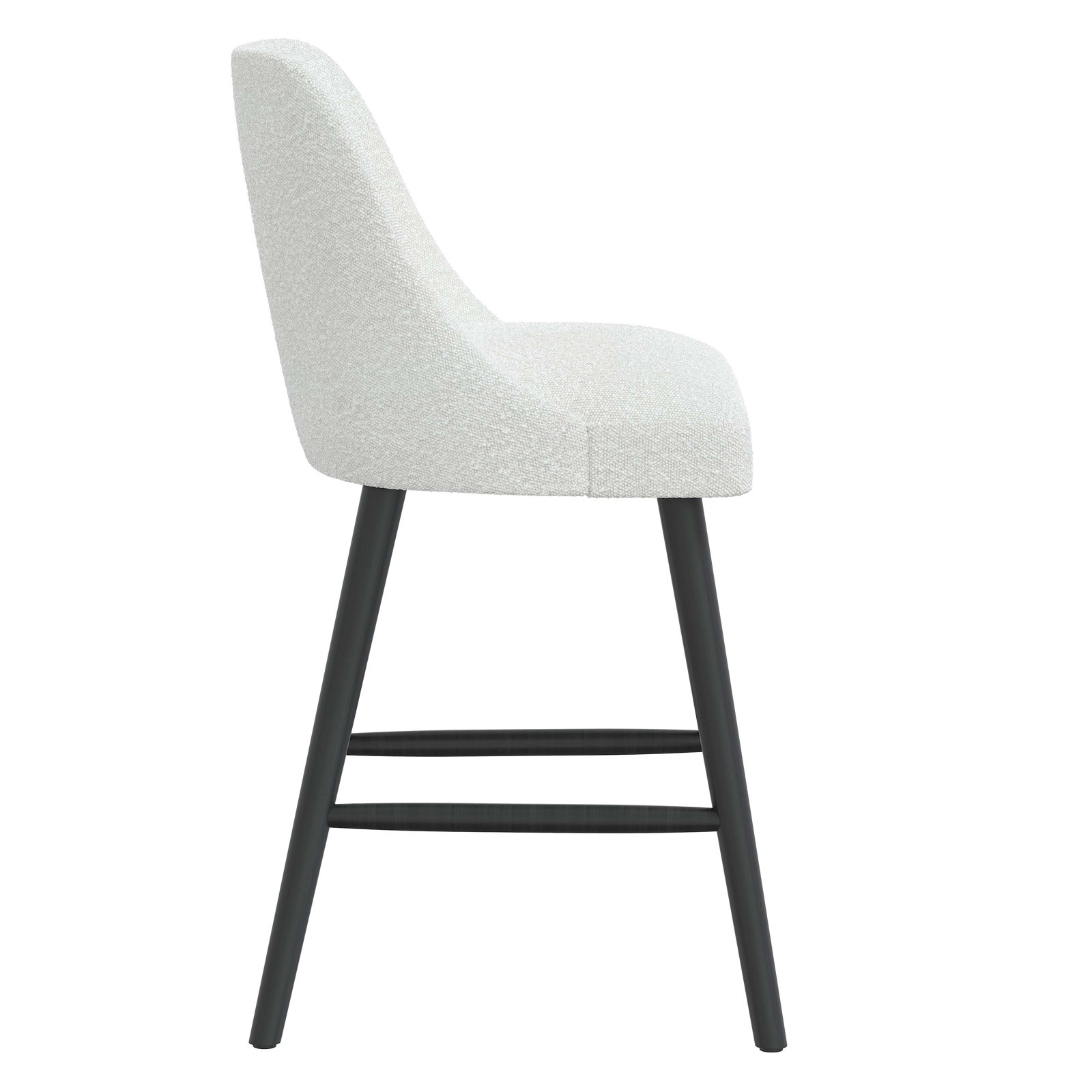 Gallie Counter & Bar Stool, Counter Stool (25" Seat Height), Off White