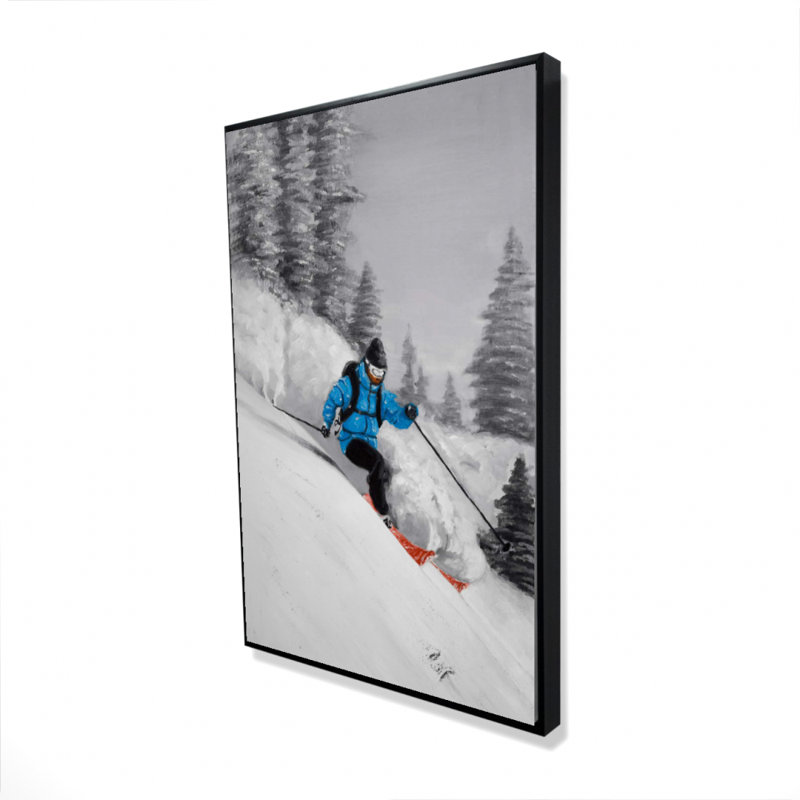 " Man Skiing In Mountain "