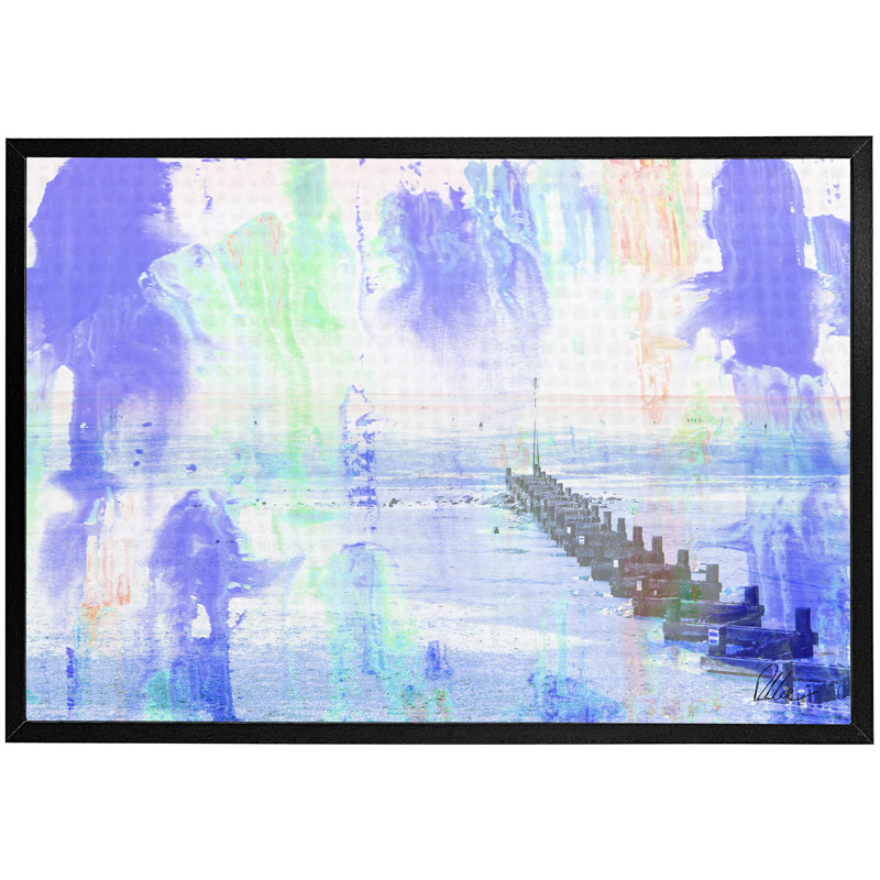 Single Picture Frame Print, Black, 61cm H x 91cm W x 4cm D