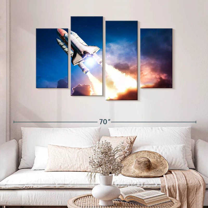 Mission Oberle dans l'espace, H 32 po x l 52 po
