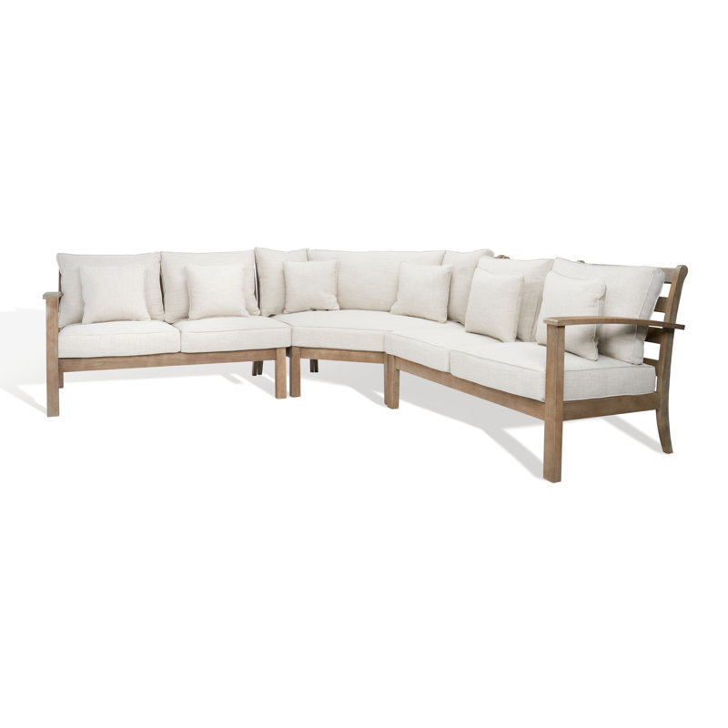 Rosabecca Patio Sectional Sofa, Beige