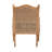 Alisson Upholstered Rattan and Bayur Wood Armchair