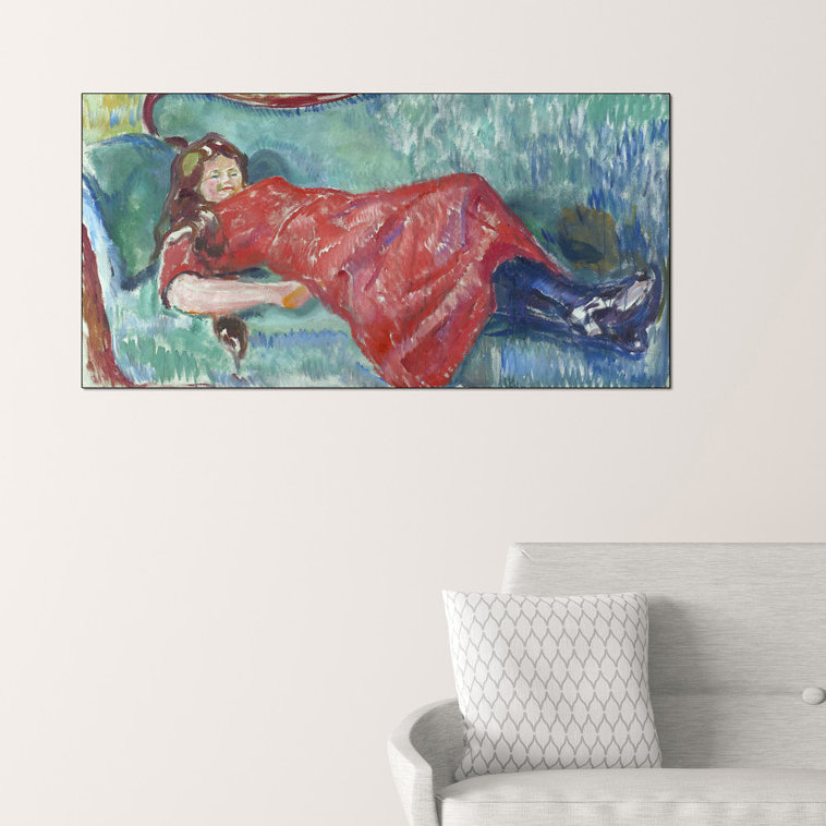 Edvard Munch - Wrapped Canvas Painting, 60cm H x 80cm W x 1.8cm D