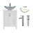 Nicklos 24 " W Freestanding Standard Free Standing 1 Single Vanity Bathroom Vanity With Top-92729627