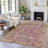 Machine Washable Indoor/Outdoor Xhevrie Pink Rug-111939919