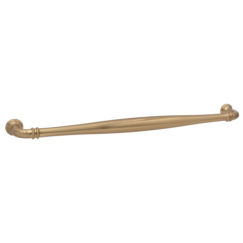Paris 10" Center to Center Satin Brass Bar Drawer Pull, Satin Brass, 10"
