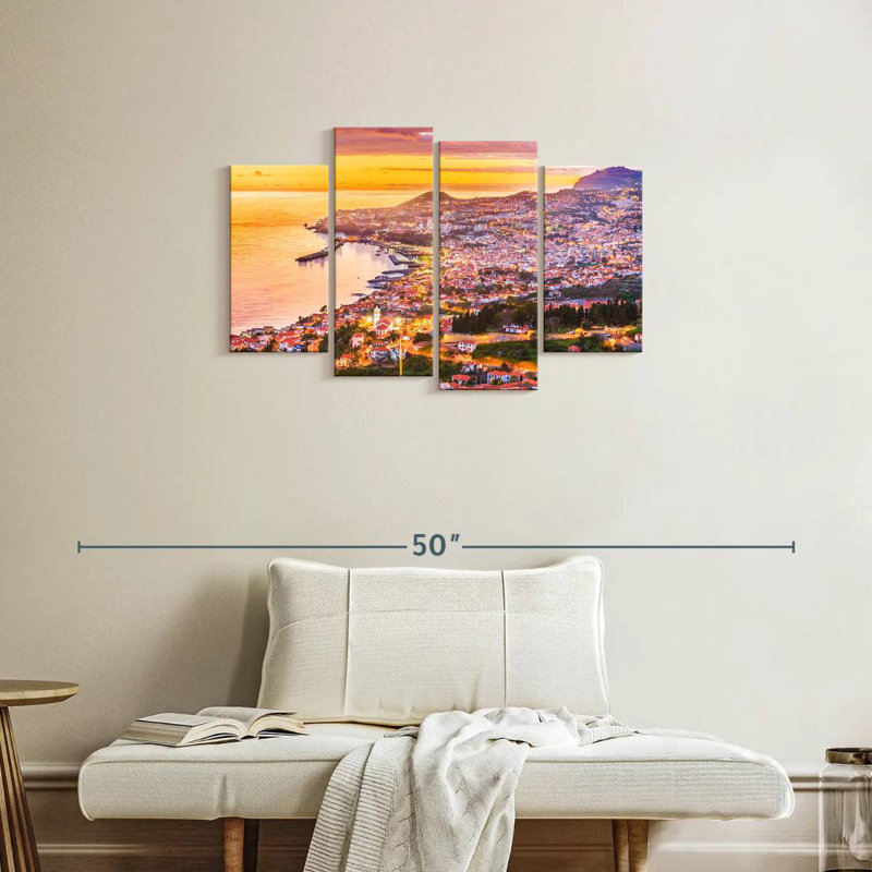 Nicci Madeira Seaside Town, 22" H x 36" W