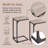 Mitul C-Shaped End Tables-790006092