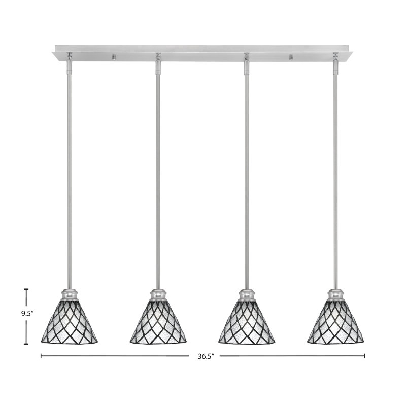 Luminaire suspendu 4 lumières Edge Edge