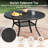 4-Person Aluminum Round Patio Dining Table-114986184-107190699