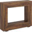 Console 47 po en bois, canapé long et étroit, table d'entrée de salon