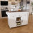 Extendable Dining Table & Storage Cart Mdf Stylish For Small Dining Spaces