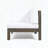 Oana 2-Piece Acacia Wood Loveseat Sectional Set