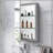 15x26 inch Medicine Cabinet with Mirror Aluminum Bathroom Adjustable shelf Wall Mounted or Successed-764127958