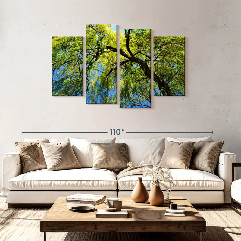 Harnek Under A Weeping Willow Tree, 48" H x 75" W