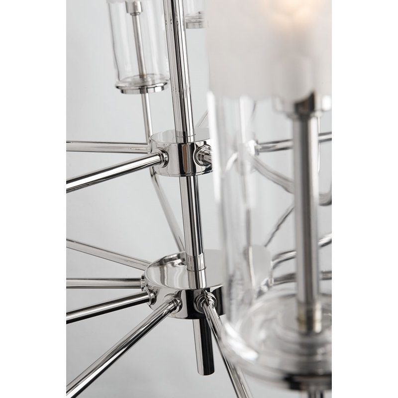 Wentworth 12 - Light Chandelier, Polished Nickel