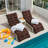 Outdoor Chaise Lounge Chair Cushion 72 X 22 X 4 Inches 100% Waterproof Polyester Patio Pool Lounge Chair Cushion For Outdoor Furniture With Ties,Dark Brown-487713177
