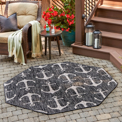 Tapis d'extérieur Ayton couleur bord de mer