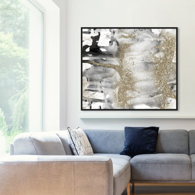 Abstract Gray Tea - Painting