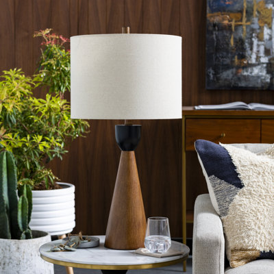 Lampe de table brune 29 po Edwards