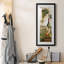 Peinture sur papier encadrée-23204885