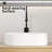 Oval Bathroom Sink, 19 X 12, White Porcelain Vessel, Modern Design With Straight - Line Texture, To Aging 1/4 Wide Above Counter 12 3/8 Deep, For Contemporary Bathrooms