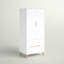 Heriberto 2 Door Solid Wood Wardrobe-62273763