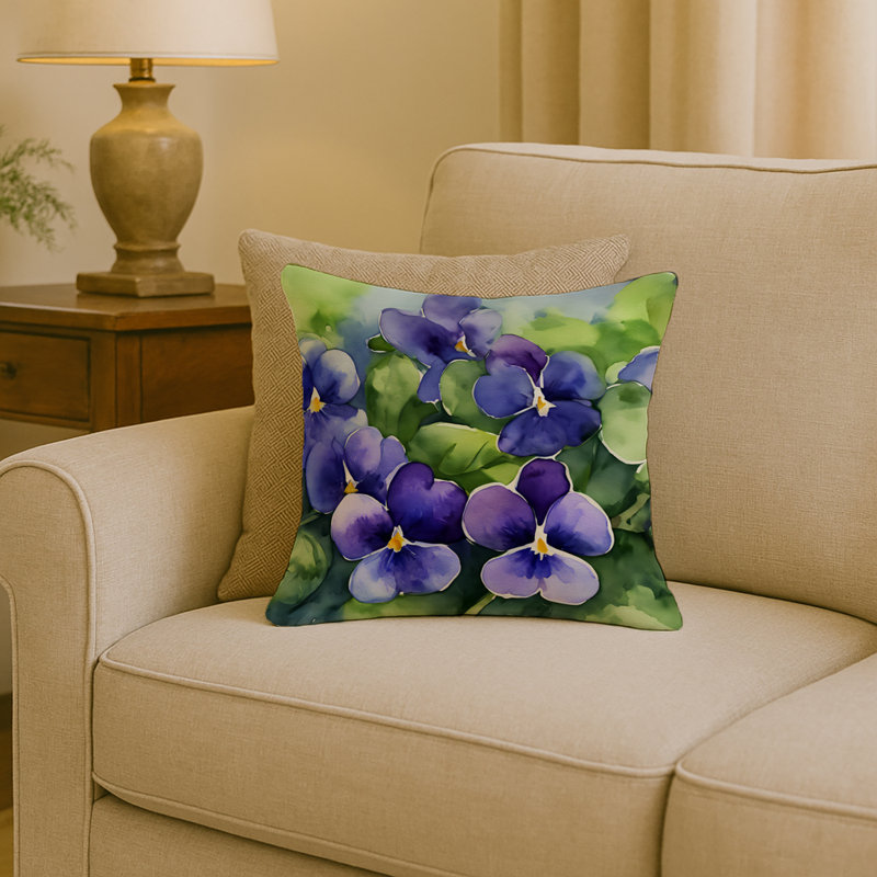 Coussin décoratif Rhode Island, Carré 18 po