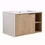Meuble-lavabo mural flottant 30 po, porte d'armoire à fermeture en douceur (meuble-lavabo seulement, sans lavabo)