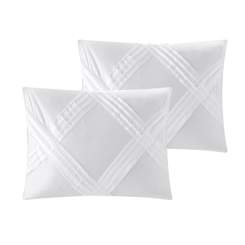 Ensemble d'édredon en duvet blanc 140 fils, Très grand lit