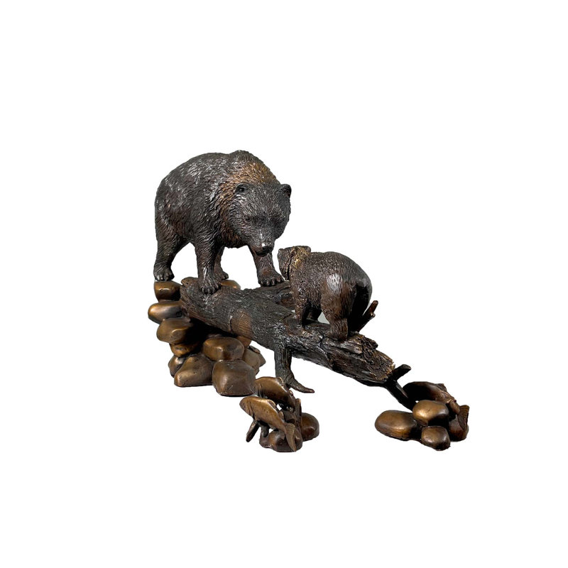 Bear Metal Garden Statue