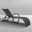 Halo Woven Chaise - Onyx