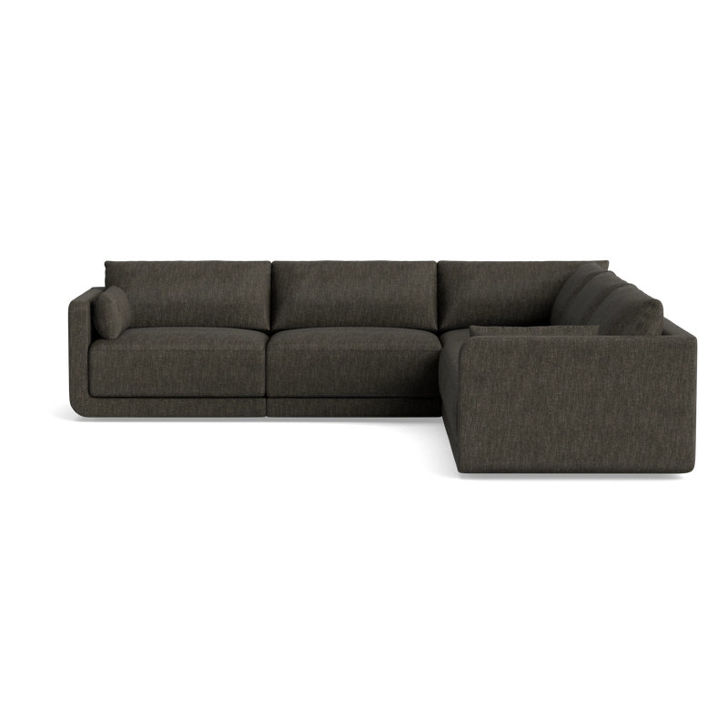 Eva Modular Sectional, Performance Weave - Onyx