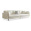 Coussin beige modulaire en similicuir-217144616-217144623