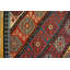 Oversized Colorful Antique Late 19th Century Tribal Geometric Caucasian Flat Weave Kilim Rug