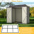 Outdoor Storage Shed, All Weather Tool Shed ( Without Foundation )