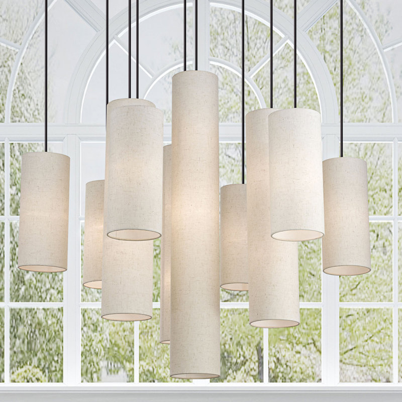 Thistletown 15-Light Shaded Classic / Traditional Chandelier, Bronze