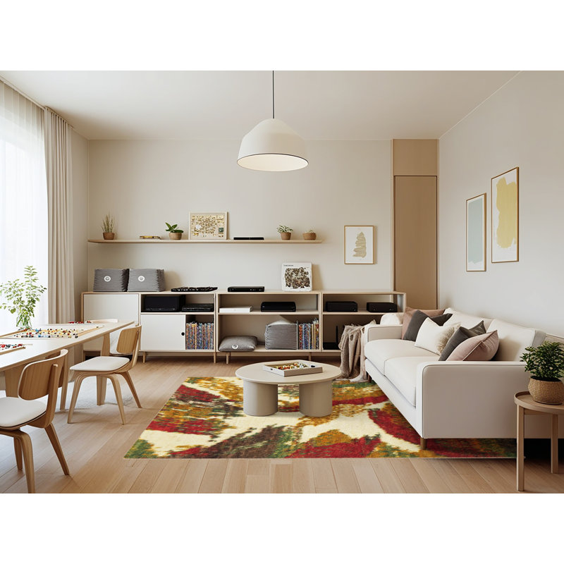Tapis abstrait moderne 2562, Rectangle 7 pi x 9 pi