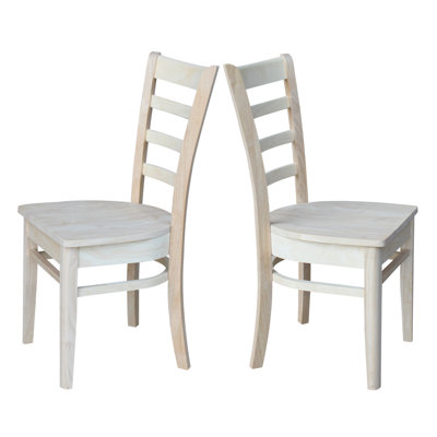 Chaise en bois massif Alvery
