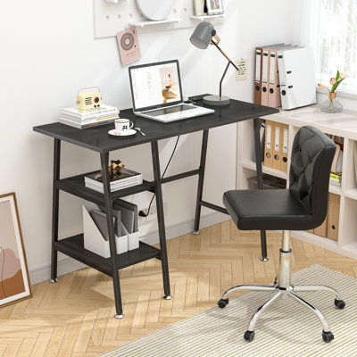 Home Office Desk & Chair Set Computer Desk And Ergonomic Office Chair Set