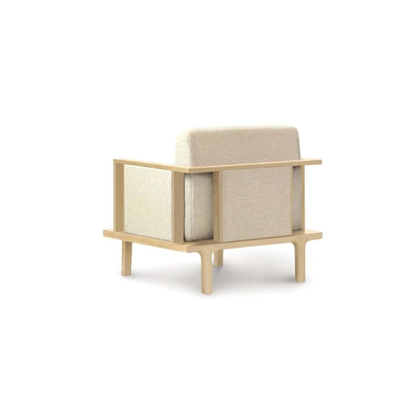 Sierra Armchair, Hemp Polyester, Natural Oak