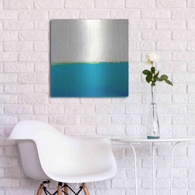 «Turquoise Sea» par Don Bishop, H 24 po x l 24 po