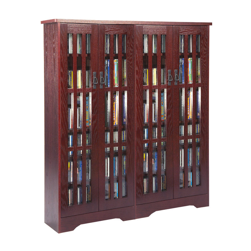 Armoire multimédia, Cerisier foncé