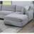 Melody Grey Sectional Without Pullout