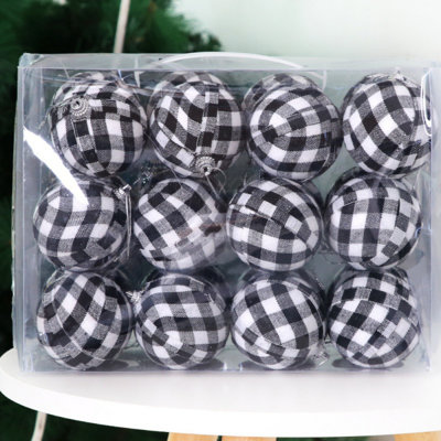Ensemble de 24 boules à carreaux