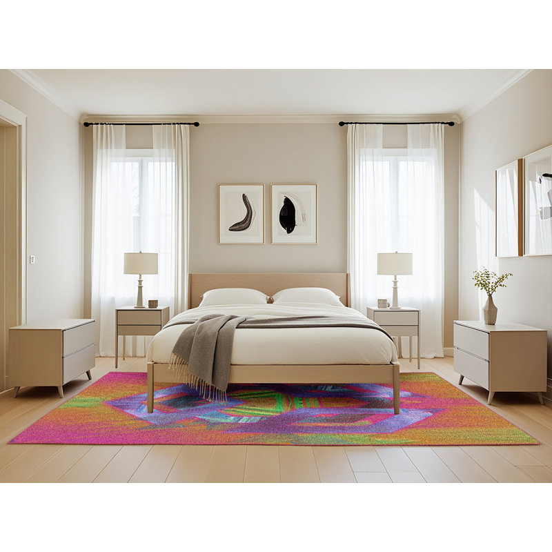 Tapis rose, Rectangle 5 pi x 8 pi