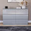 Oslo 6 Drawer High Gloss Chest, (FSC 100%) Bedroom Home Storage Furniture-1733446576