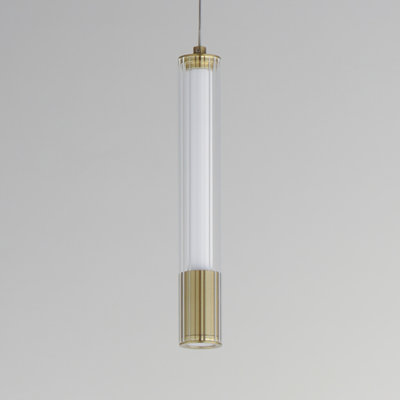 Celine Single Light Ribbed LED Pendant